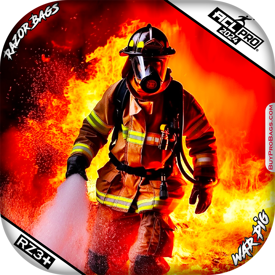ACL Pro - Razor War Pig - Hero Fireman - Buy Professional Cornhole Bags